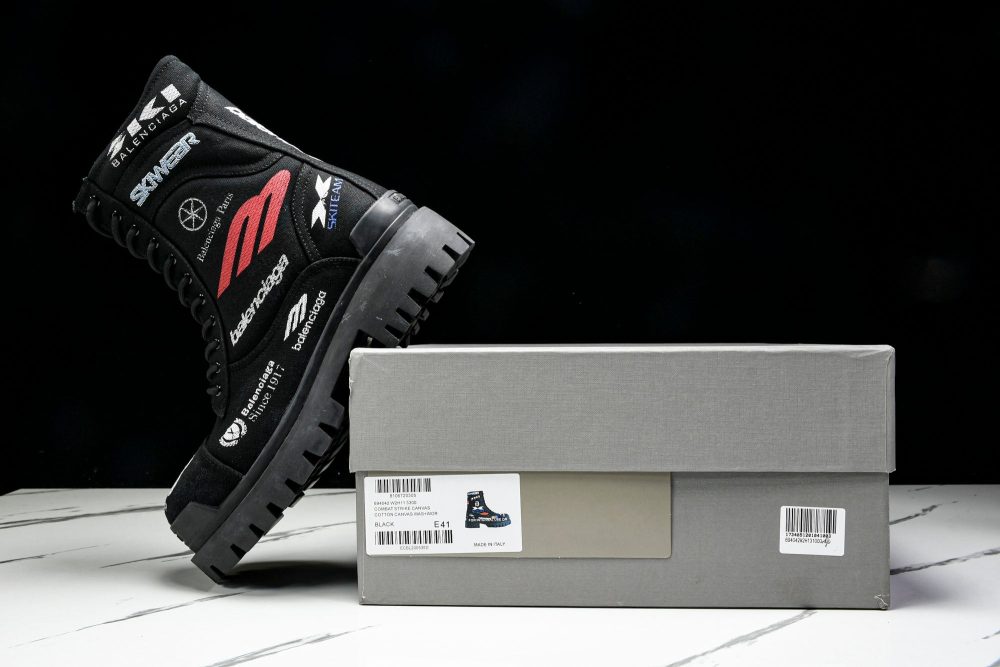 Вalenciaga Combat Strike Boot 'Black' - Image 20