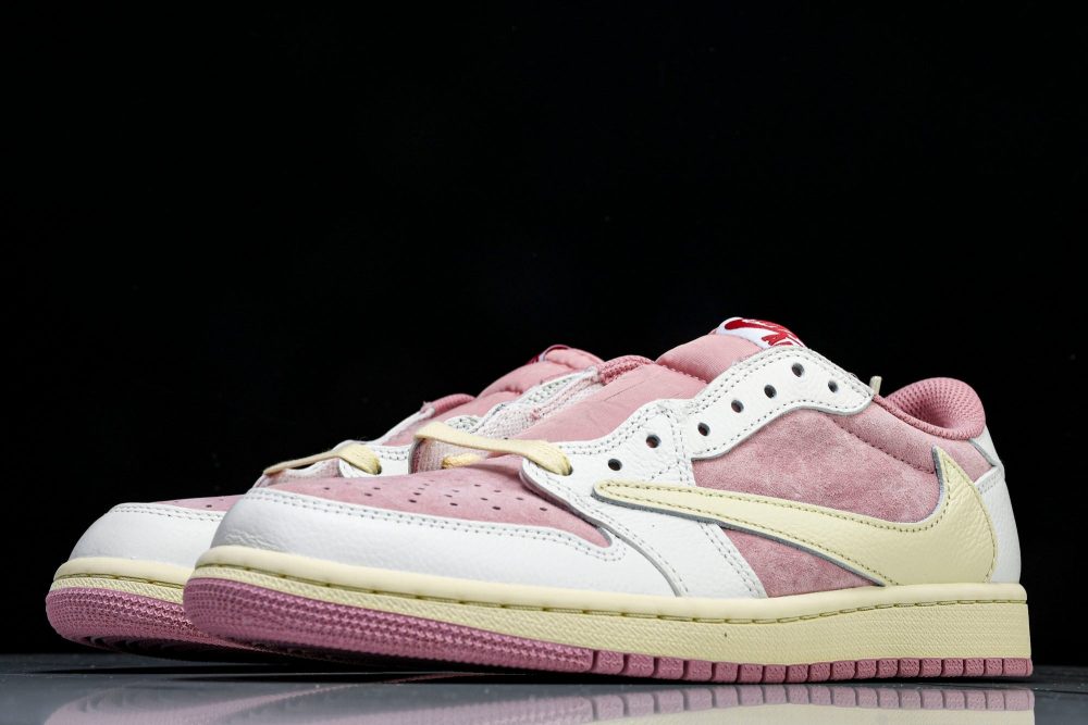 Travis Scott AJ1 Retro Low OG 'Shy Pink' - Image 2