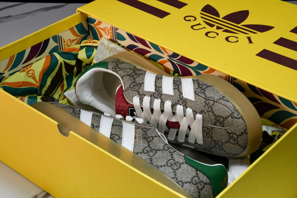 Guссi x Gazelle 'Beige GG Monogram' - Image 27
