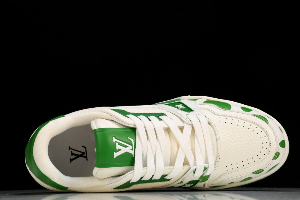 Louis Vuittоп Trainer Low by Yayoi Kusama 'Green' - Image 4