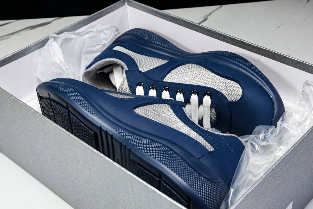 Prada America's Cup Sneaker Soft Rubber 'Royal Blue' - Image 30