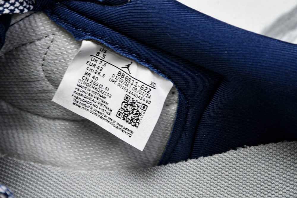Travis Scott AJ1 Low x BAPE 'Grey Navy' (Custom) - Image 13