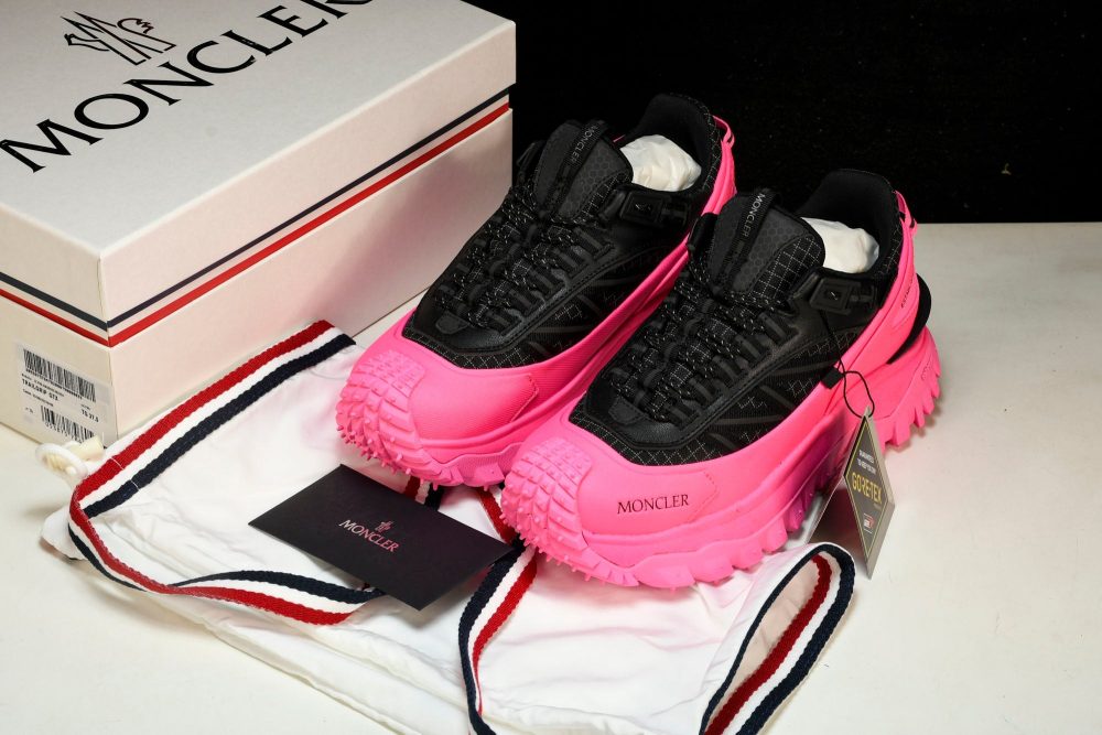 Moncler Trailgrip GTX 'Pink Black' - Image 20