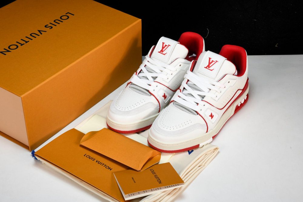 Louis Vuittоп Trainer Low 'Signature White Red' - Image 23