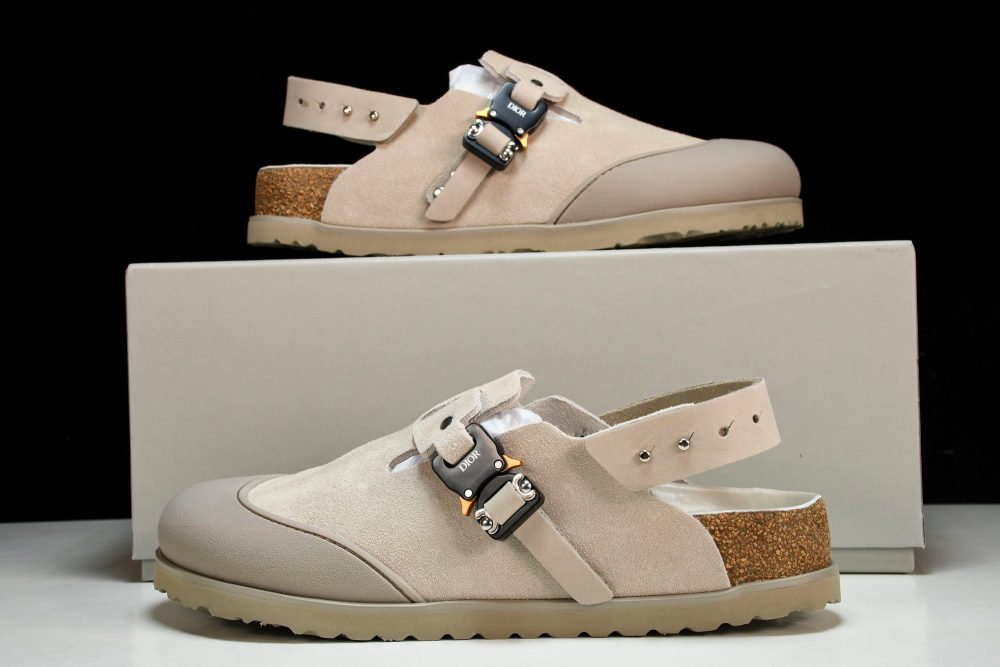 Birkenstock x D1or Tokio Mule Calfskin 'Greige' - Image 18