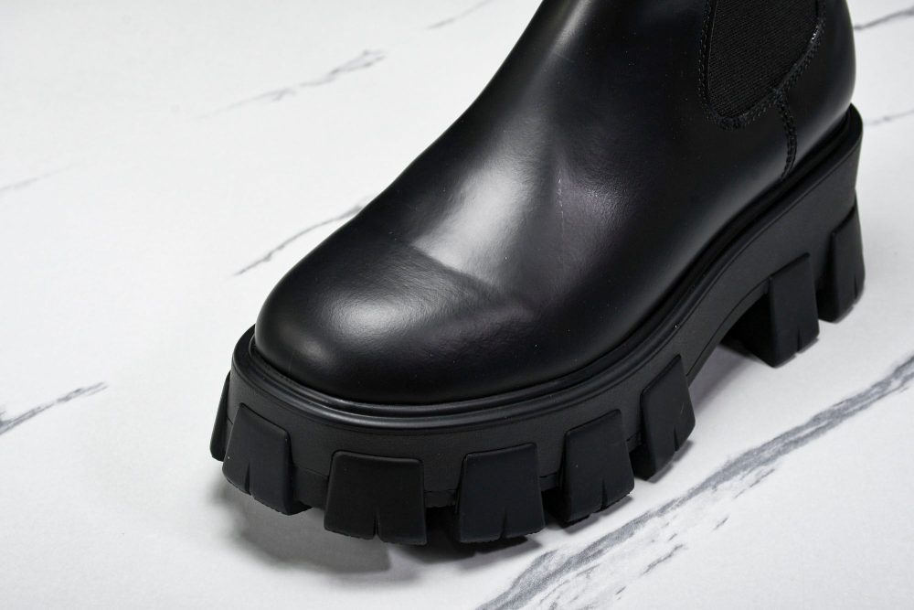 Prada Monolith Chelsea Boots 'Black' - Image 9
