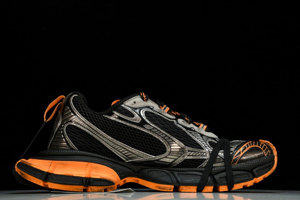 3XL Sneaker 'Black Orange Grey' - Image 3