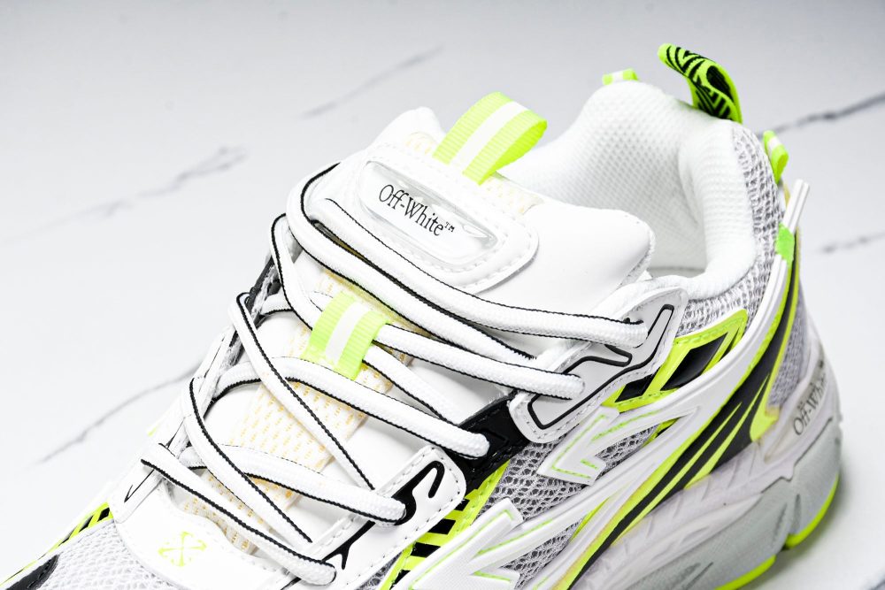 Off-White "Be Right Back" Sneaker 'White Fluorescent' - Image 10