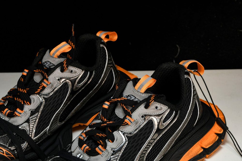 3XL Sneaker 'Black Orange Grey' - Image 22