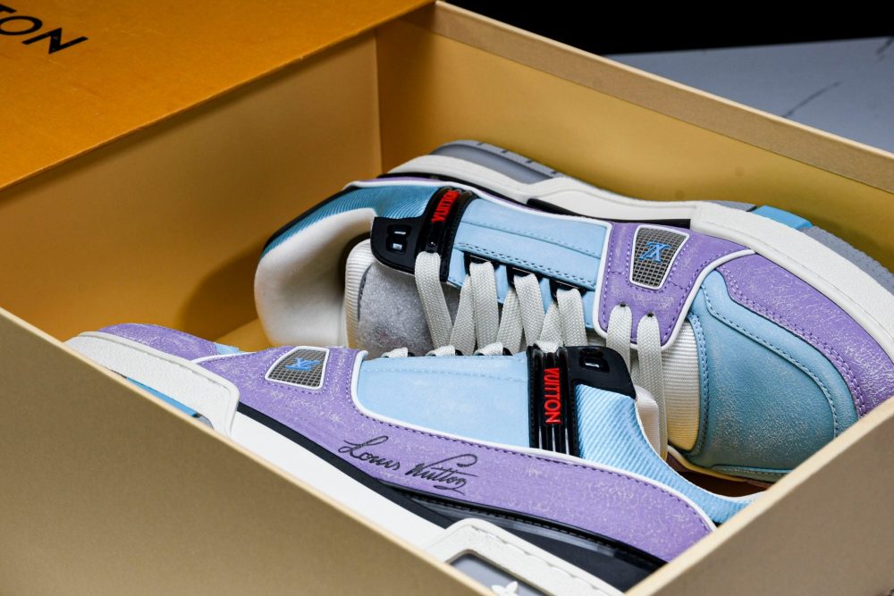 Louis Vuittоп Trainer Low 'Blue Multi' - Image 26