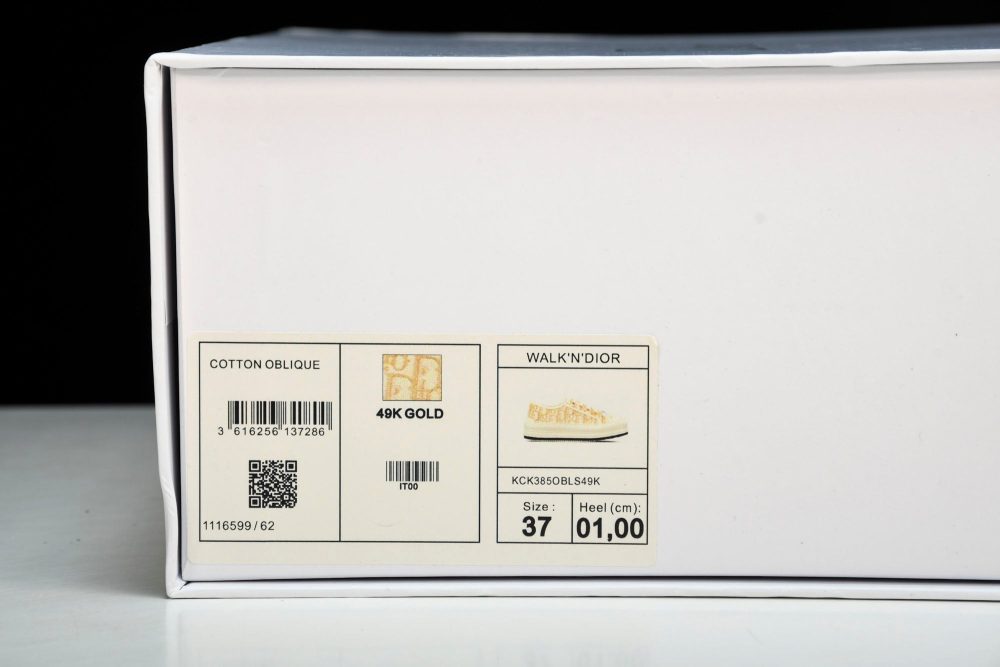 D1or Walk'N'D1or Platform Sneaker 'Oblique Gold' - Image 29