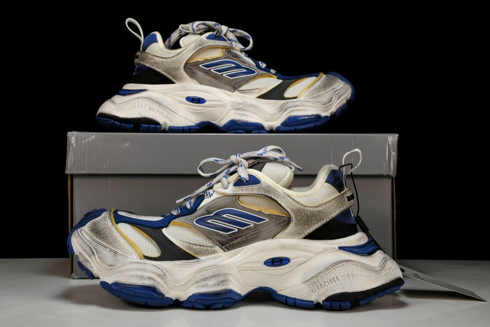 Cargo Sneaker 'White Blue' - Image 23