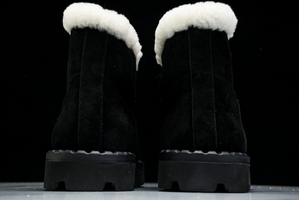 Prada Suede Booties 'Black' - Image 7