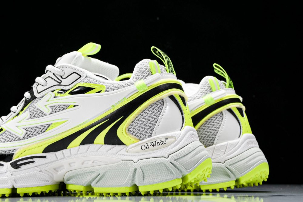 Off-White "Be Right Back" Sneaker 'White Fluorescent' - Image 8