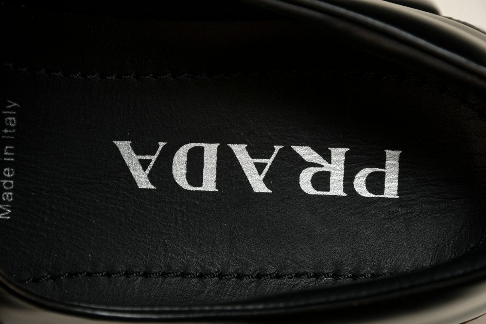 Prada Monolith Loafers 'Black' - Image 13