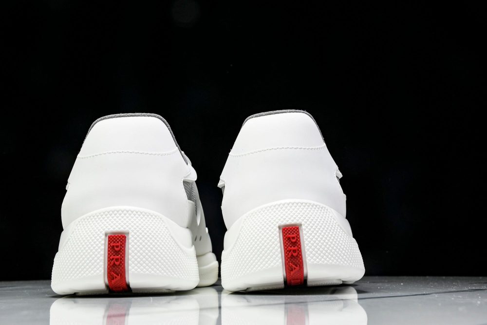 Prada America's Cup Sneaker Soft Rubber 'Cream White' - Image 7