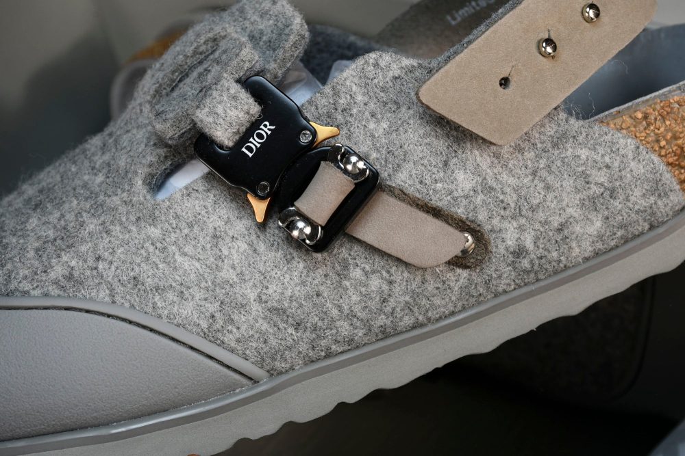 Birkenstock x D1or Tokio Mule Felted Wool 'Grey' - Image 18