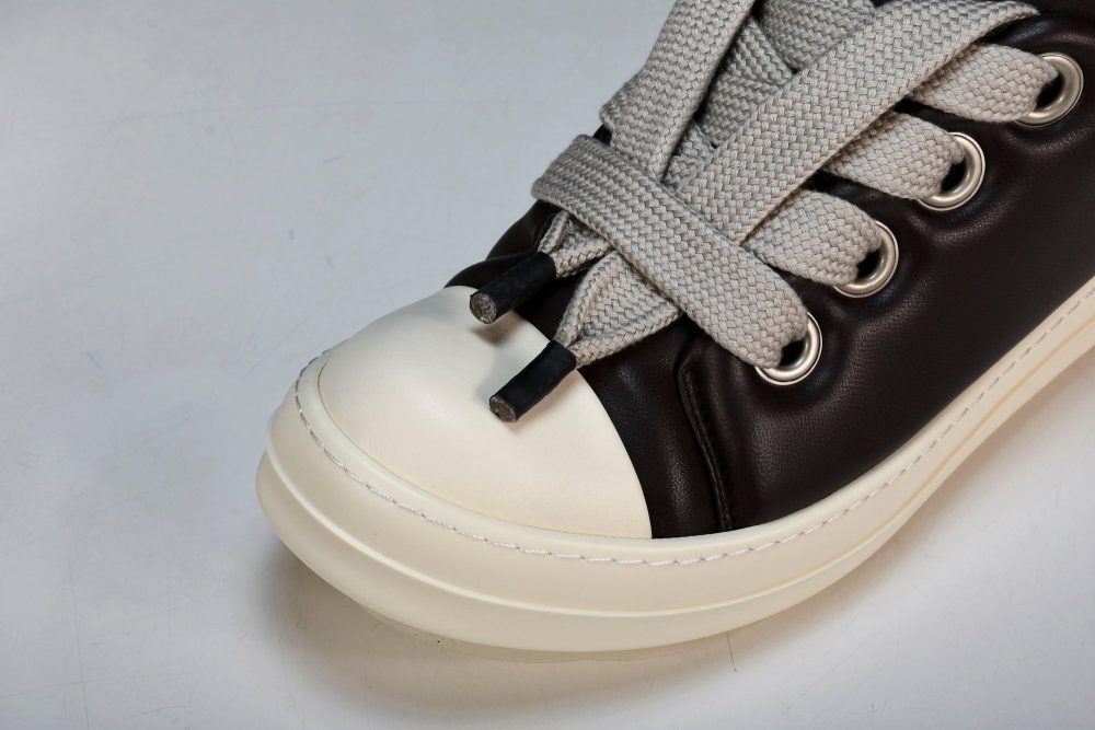 Rick Owens Luxor Jumbo Lace Padded Low 'Black' - Image 9