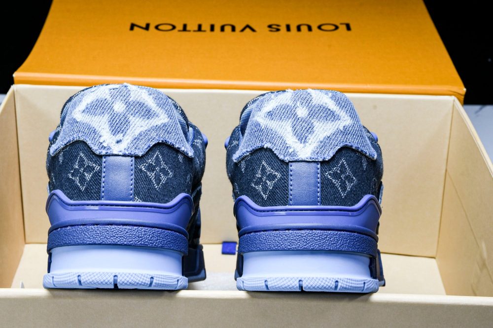 Louis Vuittоп Trainer Low 'Blue Denim Monogram Textile' - Image 27
