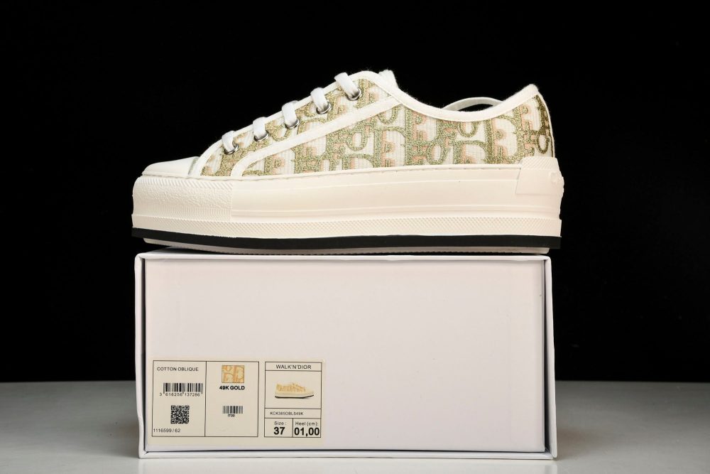 D1or Walk'N'D1or Platform Sneaker 'Oblique Gold' - Image 27