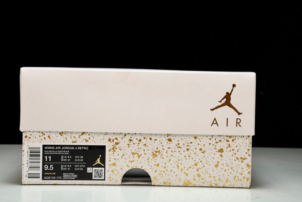 AJ4 Retro 'Metallic Gold' - Image 30