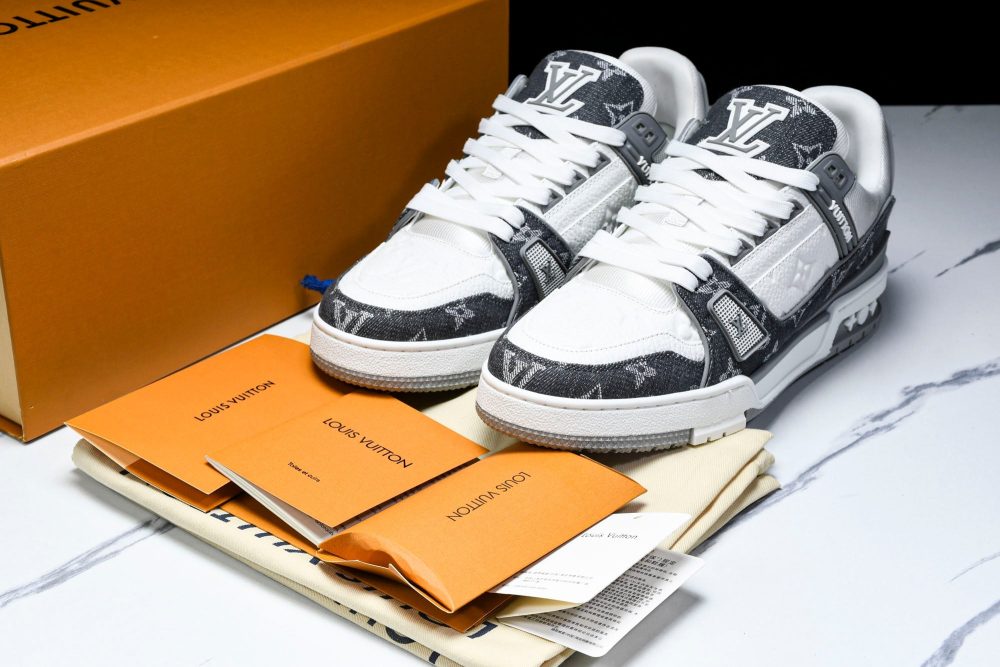 Louis Vuittоп Trainer Low 'Monogram Denim Grey White' - Image 17
