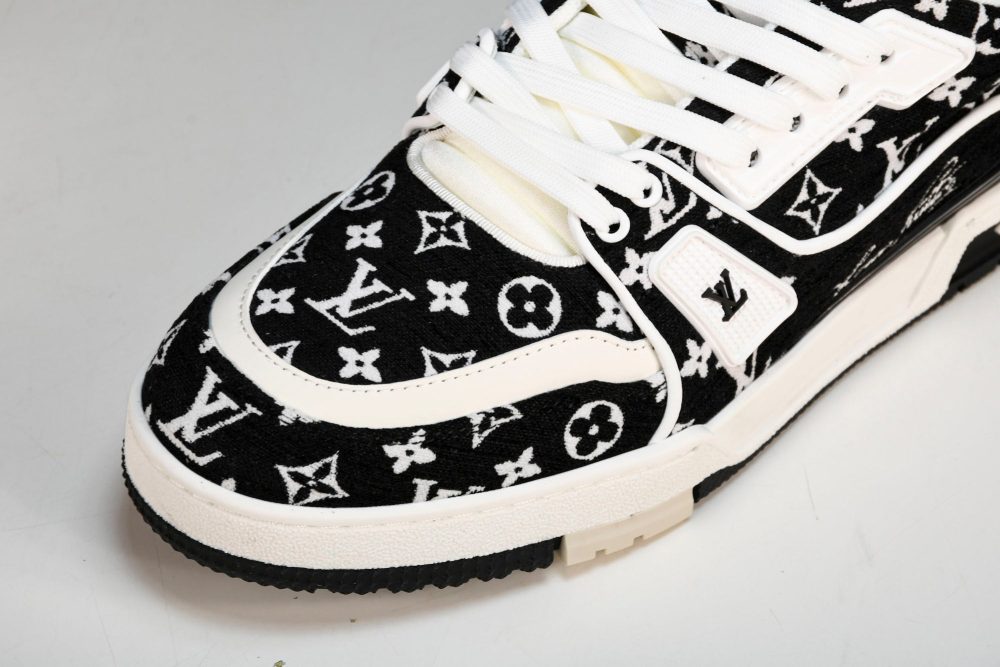 Louis Vuittоп Trainer Low 'Black Monogram Textile' - Image 9