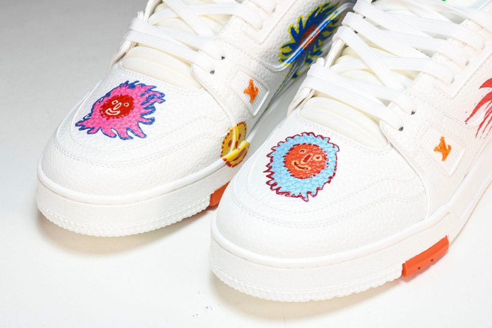 Louis Vuittоп Trainer Low by Yayoi Kusama 'White Print' - Image 18