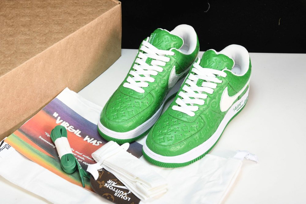 Louis Vuittоп x AF1 by Virgil Abloh 'Green' - Image 25
