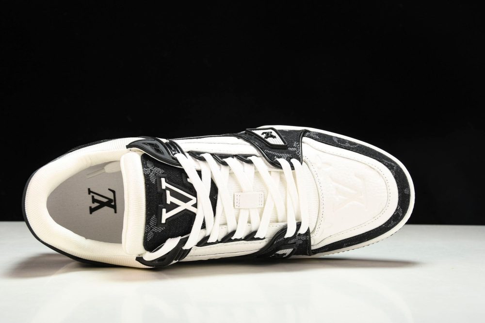 Louis Vuittоп Trainer Low 'Black White' - Image 4