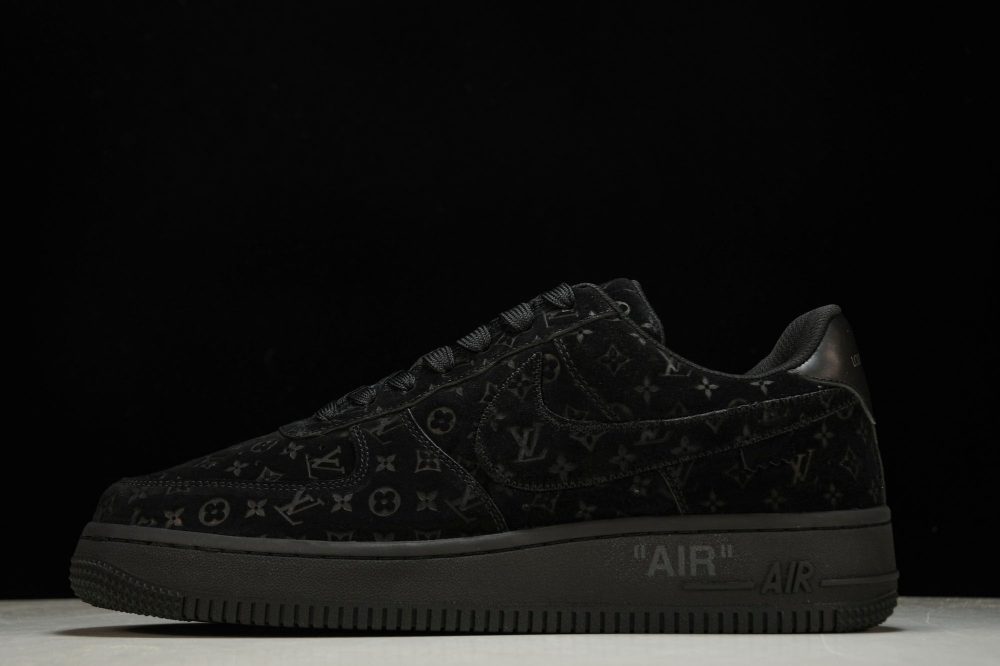 Louis Vuittоп x AF1 by Virgil Abloh 'Black' (With Special Case)