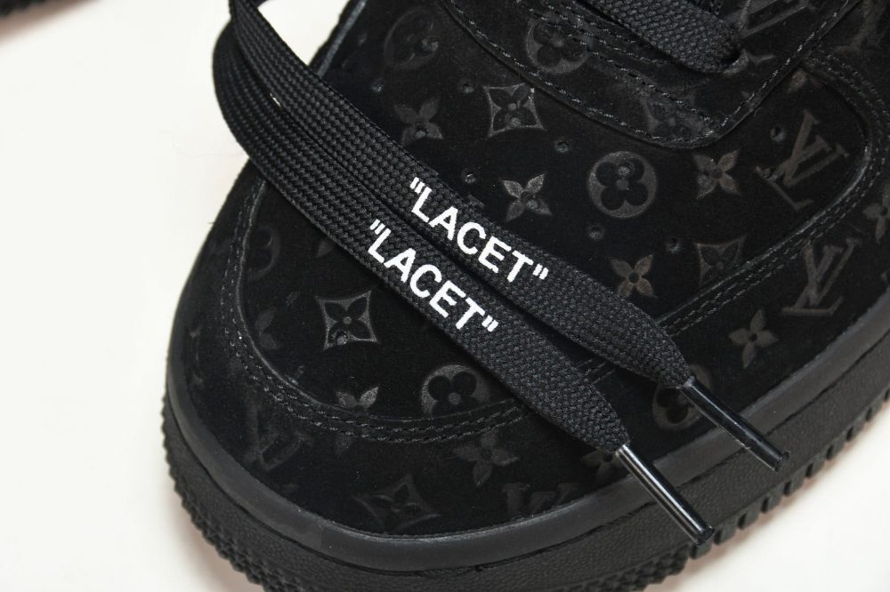 Louis Vuittоп x AF1 by Virgil Abloh 'Black' (With Special Case) - Image 12
