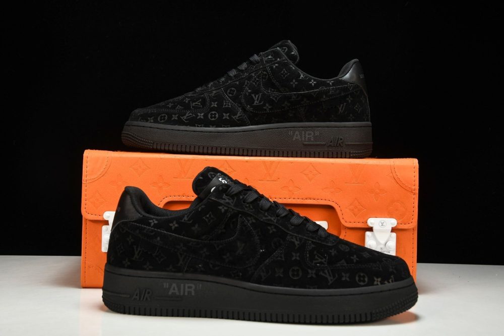 Louis Vuittоп x AF1 by Virgil Abloh 'Black' (With Special Case) - Image 18