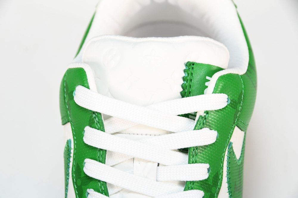 Louis Vuittоп x AF1 by Virgil Abloh 'Green White' - Image 11
