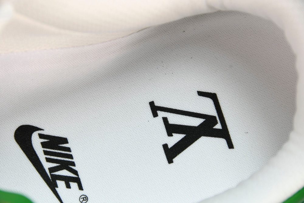 Louis Vuittоп x AF1 by Virgil Abloh 'Green White' - Image 13