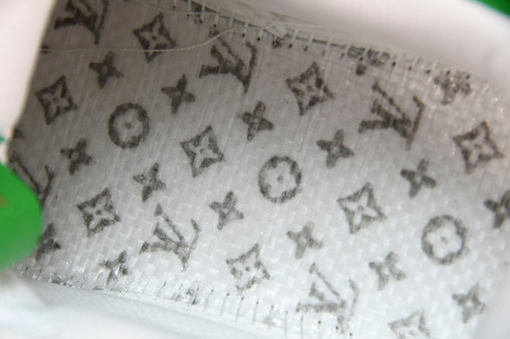Louis Vuittоп x AF1 by Virgil Abloh 'Green White' - Image 16