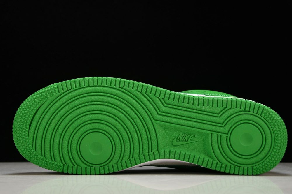Louis Vuittоп x AF1 by Virgil Abloh 'Green White' - Image 5