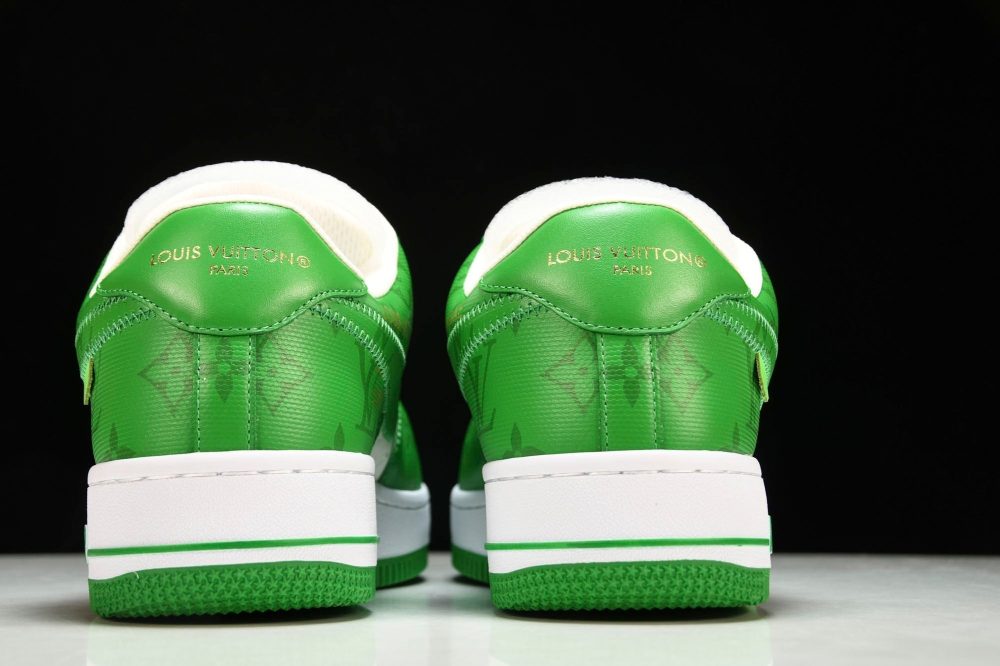 Louis Vuittоп x AF1 by Virgil Abloh 'Green White' - Image 7