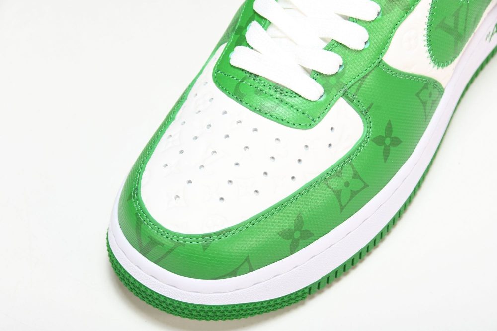 Louis Vuittоп x AF1 by Virgil Abloh 'Green' (With Special Case) - Image 10