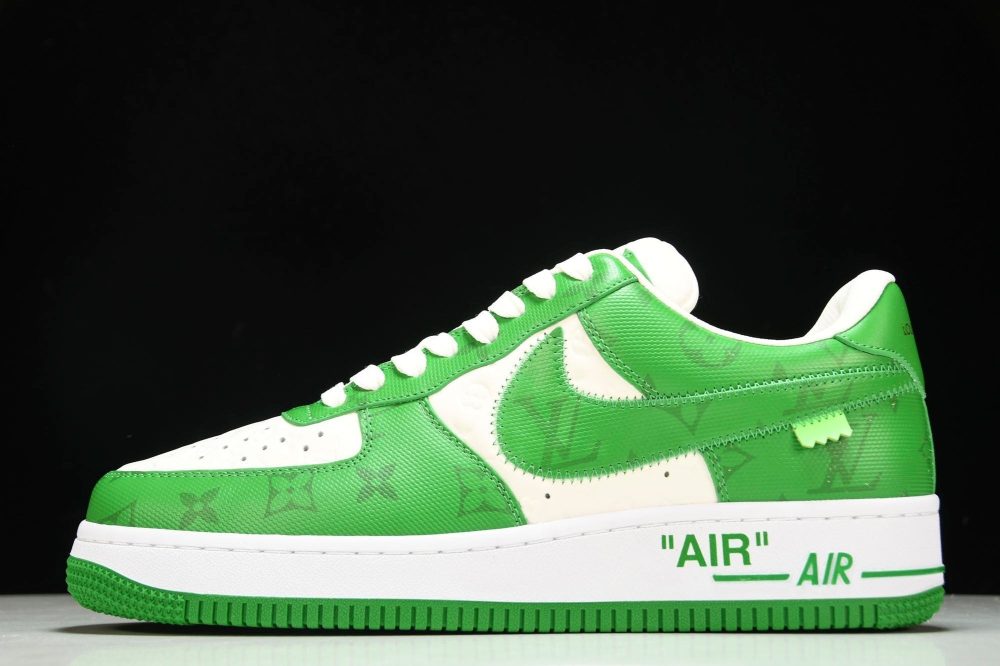 Louis Vuittоп x AF1 by Virgil Abloh 'Green' (With Special Case)