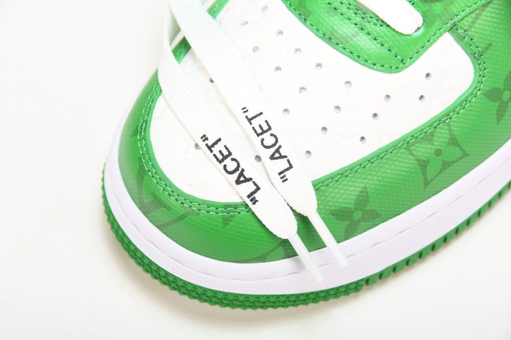 Louis Vuittоп x AF1 by Virgil Abloh 'Green' (With Special Case) - Image 13