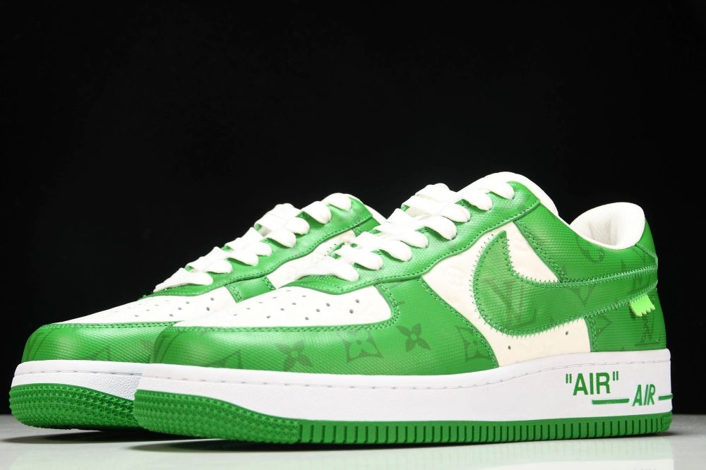 Louis Vuittоп x AF1 by Virgil Abloh 'Green' (With Special Case) - Image 2