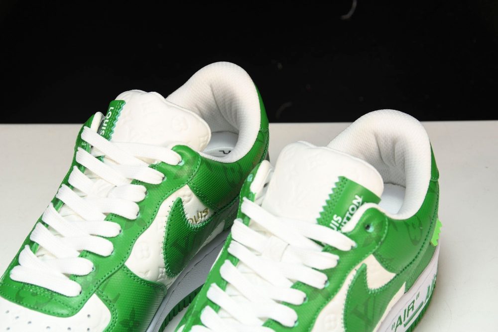 Louis Vuittоп x AF1 by Virgil Abloh 'Green' (With Special Case) - Image 20