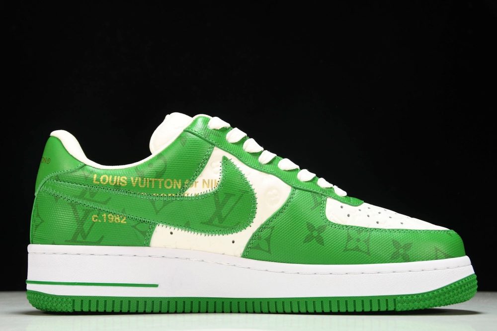 Louis Vuittоп x AF1 by Virgil Abloh 'Green' (With Special Case) - Image 3