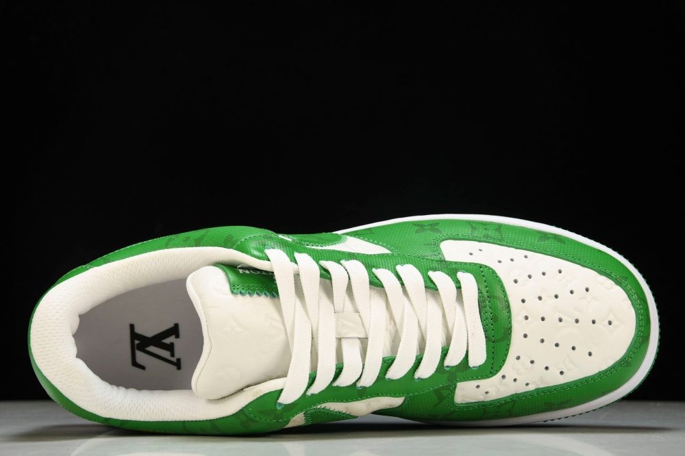 Louis Vuittоп x AF1 by Virgil Abloh 'Green' (With Special Case) - Image 4