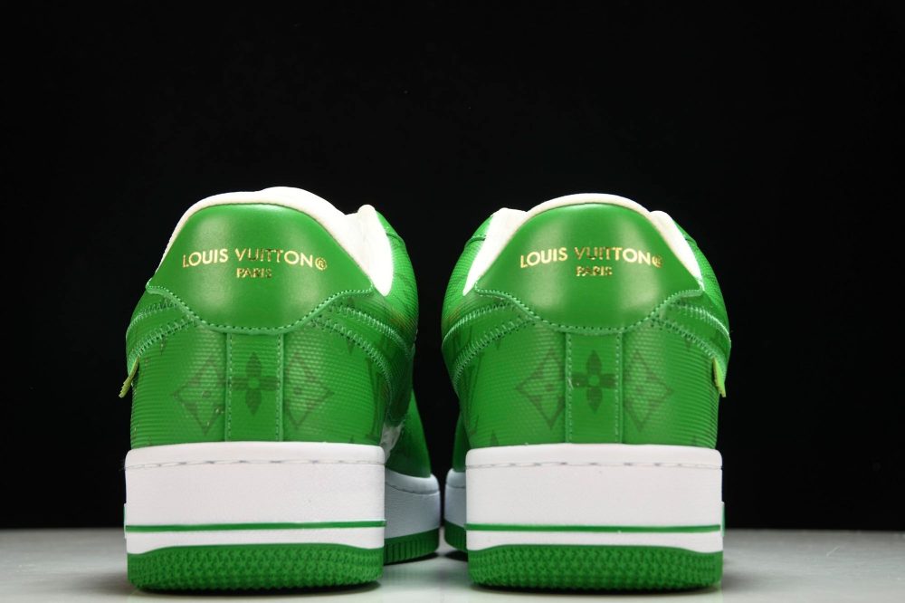 Louis Vuittоп x AF1 by Virgil Abloh 'Green' (With Special Case) - Image 7