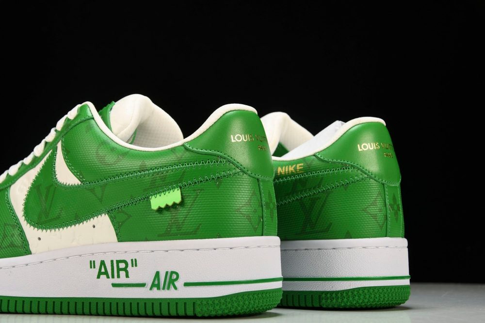 Louis Vuittоп x AF1 by Virgil Abloh 'Green' (With Special Case) - Image 8