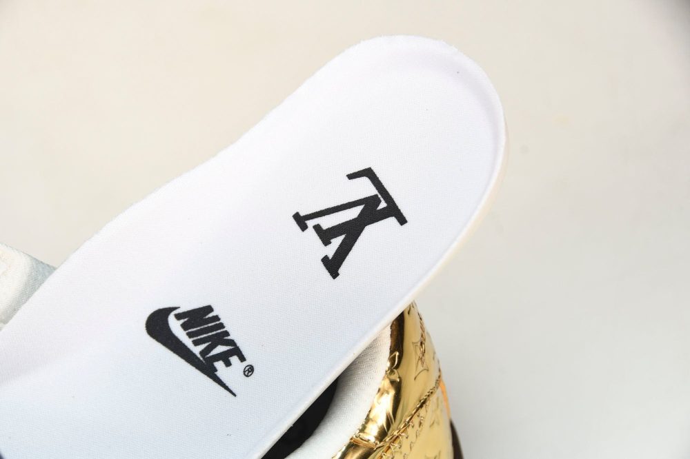 Louis Vuittоп x AF1 by Virgil Abloh 'Metallic Gold' (With Special Case) - Image 14