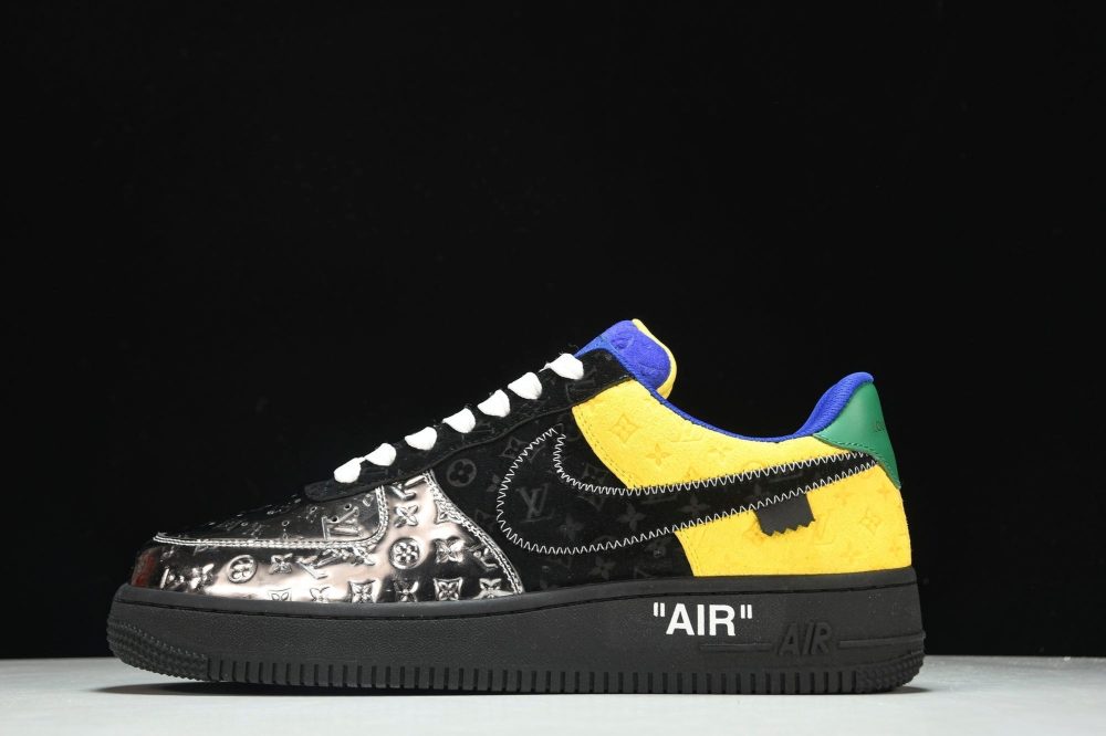 Louis Vuittоп x AF1 by Virgil Abloh 'Metallic Silver' (With Special Case)