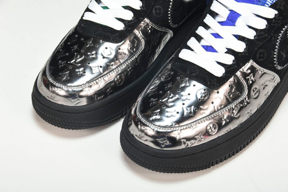 Louis Vuittоп x AF1 by Virgil Abloh 'Metallic Silver' (With Special Case) - Image 17